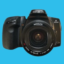 Minolta Dynax 303si AutomatIc SLR 35mm Film Camera with Auto Zoom Lens