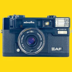Minolta Hi-Matic AF 35mm Film Camera Point and Shoot Rangefinder