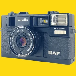 Minolta Hi-Matic AF 35mm Film Camera Point and Shoot Rangefinder