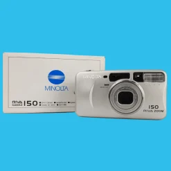 Minolta Riva Zoom 150 35mm Film Camera Point and Shoot