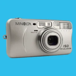 Minolta Riva Zoom 150 35mm Film Camera Point and Shoot
