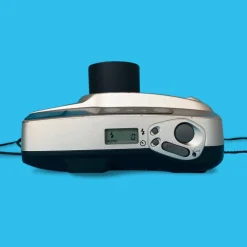 Minolta Riva Zoom 70 Silver 35mm Film Camera Point and Shoot