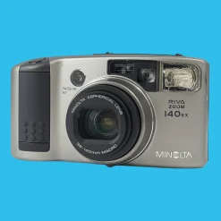 Minolta Riva Zoom 140EX 35mm Film Camera Point and Shoot