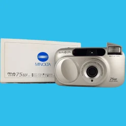 Minolta Riva Zoom 75W 35mm Film Camera Point and Shoot