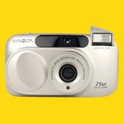Minolta Riva Zoom 75W 35mm Film Camera Point and Shoot