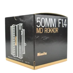 Minolta Rokkor MD 50mm F1.4 Prime Lens