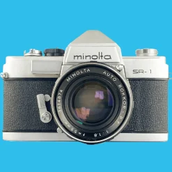 Minolta SR-1 SLR 35mm Film Camera with lens