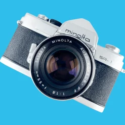 Minolta SR-1 SLR 35mm Film Camera with lens