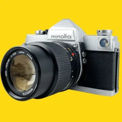 Minolta SR-7 SLR 35mm Film Camera with Minolta 135mm F3.5 Lens