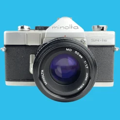 Minolta SR-1s SLR 35mm Film Camera with lens