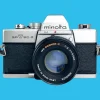 Minolta SRT SC-II SLR 35mm Film Camera with 50mm lens