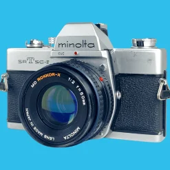 Minolta SRT SC-II SLR 35mm Film Camera with 50mm lens