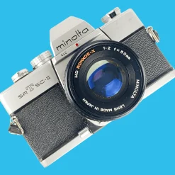 Minolta SRT SC-II SLR 35mm Film Camera with 50mm lens