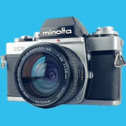 Minolta XE-5 SLR 35mm Film Camera with 28mm lens