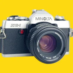 Minolta XG-1 SLR 35mm Film Camera with 50mm lens