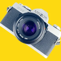 Minolta XG-1 SLR 35mm Film Camera with 50mm lens