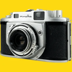 Minolta-A Rangefinder 35mm Film Camera With Chiyoko Rokko 45mm F3.5 Lens