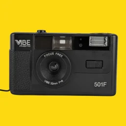 35mm Film Camera Bundle Reusable - Black Vibe And Lomography Four Lens Camera