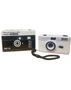 35MM REUSABLE FILM CAMERA WITH FLASH - WHITE
