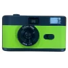 35MM REUSABLE FILM CAMERA WITH FLASH - BLACK & GREEN