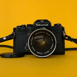 Nikomat EL Vintage 35mm SLR Film Camera w/ Nikkor-S f/2.8 35mm Lens