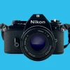 Nikon EM 35mm SLR Film Camera With Nikon series E 50mm F1.8 Lens