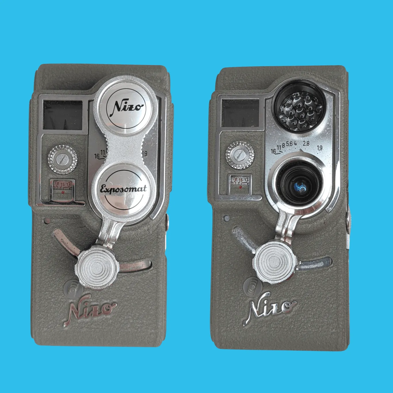 Nizo Exposomat 8 Vintage 8mm Movie Cine Camera With Original Case