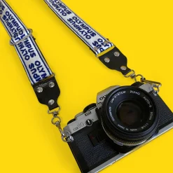 Olympus Blue & White SLR Camera Strap