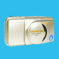 Olympus MJU Zoom 115 Deluxe 35mm Point and Shoot Film Camera.