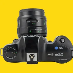 Olympus OM101 Automatic SLR 35mm Film Camera w/ Power Focus Lens