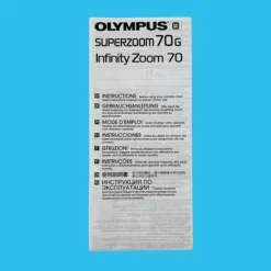 Olympus SUPERZOOM 70G Original Instructions