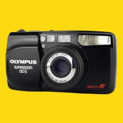 Olympus Superzoom 130S Brand New 35mm Film Camera Point and Shoot