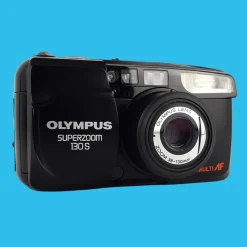 Olympus Superzoom 130S 35mm Film Camera Point and Shoot