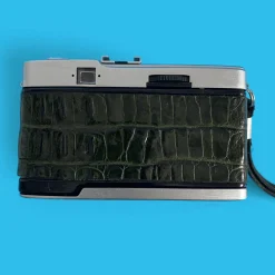 Olympus Trip 35 Green Leather Skin Point and Shoot 35mm Film Camera