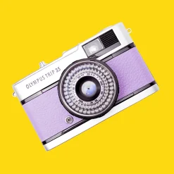 Olympus Trip 35 Lilac Point and Shoot 35mm Film Camera
