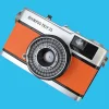 Olympus Trip 35 Orange Leather Point and Shoot 35mm Film Camera