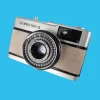 Olympus Trip 35 Soft Beige Leather Point and Shoot 35mm Film Camera