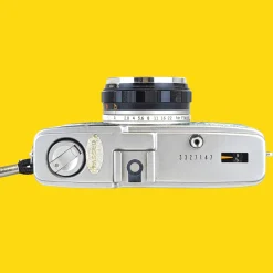 Olympus Trip 35 Turquoise Lizard Leather Point and Shoot 35mm Film Camera