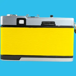 Olympus Trip 35 Yellow Leather Point and Shoot 35mm Film Camera