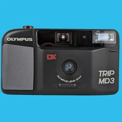Olympus Trip MD3 Black 35mm Film Camera Point and Shoot