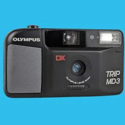 Olympus Trip MD3 Black 35mm Film Camera Point and Shoot