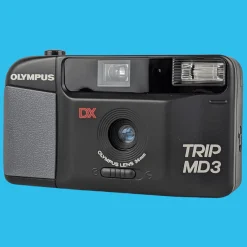 Olympus Trip MD3 Black 35mm Film Camera Point and Shoot