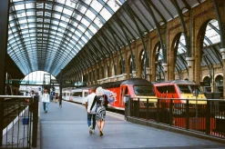 Orange Underwater Focus Free 35mm Film Camera