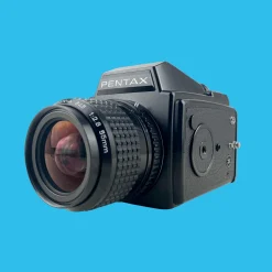 Pentax 645 With 55mm F2.8 Lens. 6X4.5 Medium Format Film Camera.