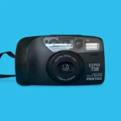 Pentax Espio 738 BLACKOUT 35mm Film Camera Point and Shoot