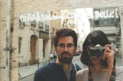 Pentax K1000 Green Leather Vintage SLR 35mm Film Camera with Pentax f/2 50mm Prime Lens