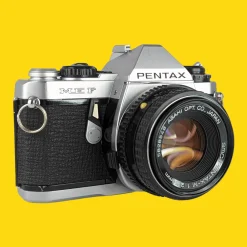 Pentax ME F Vintage SLR 35mm Film Camera with f/1.2 50mm Prime Lens