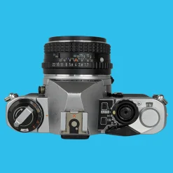 Pentax ME Super Vintage SLR 35mm Film Camera with f/1.7 50mm Prime Lens
