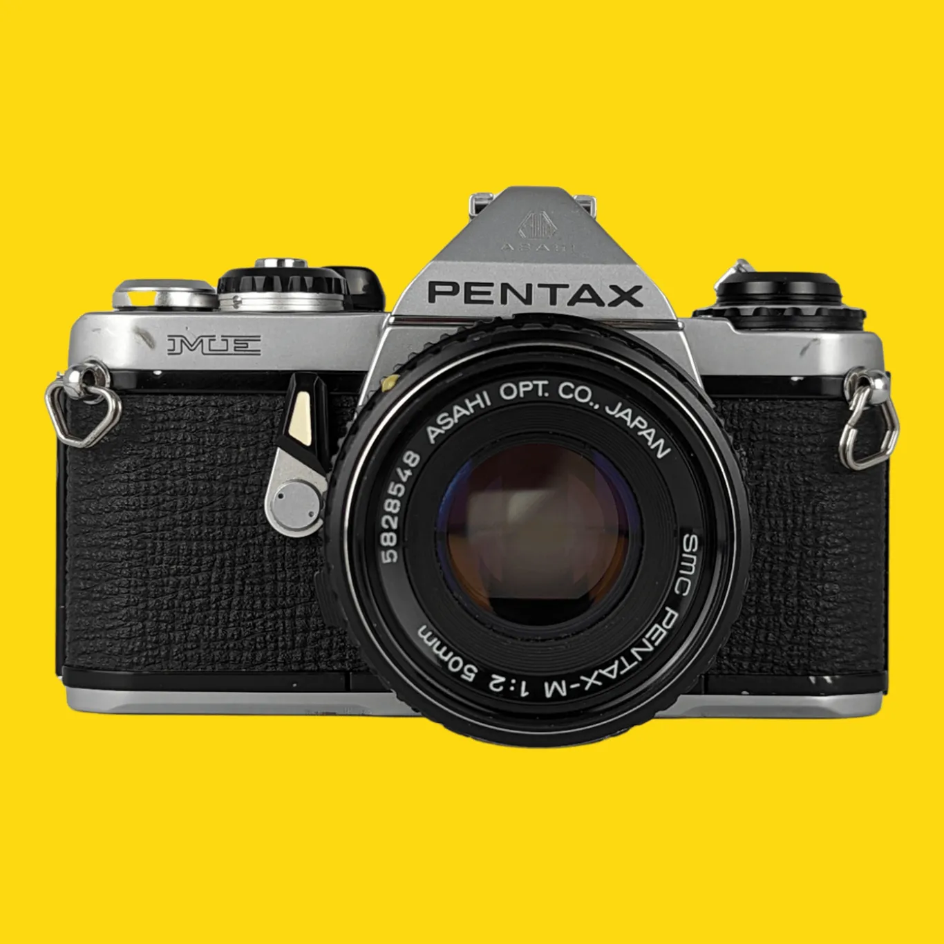 Pentax ME Vintage SLR 35mm Film Camera with f/1.2 50mm Prime Lens