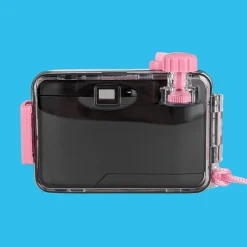 Pink Underwater Focus Free 35mm Point and Shoot Film Camera